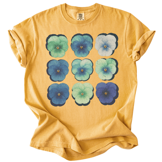 Gay MLM Pride Pansies Tee - The Rogue Petal Co. - T-Shirt