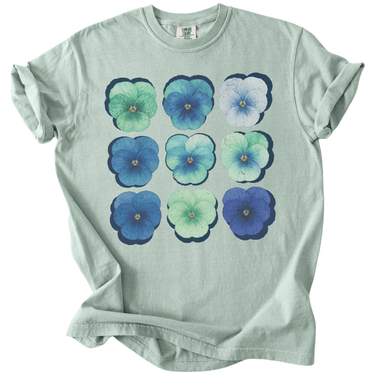 Gay MLM Pride Pansies Tee - The Rogue Petal Co. - T-Shirt