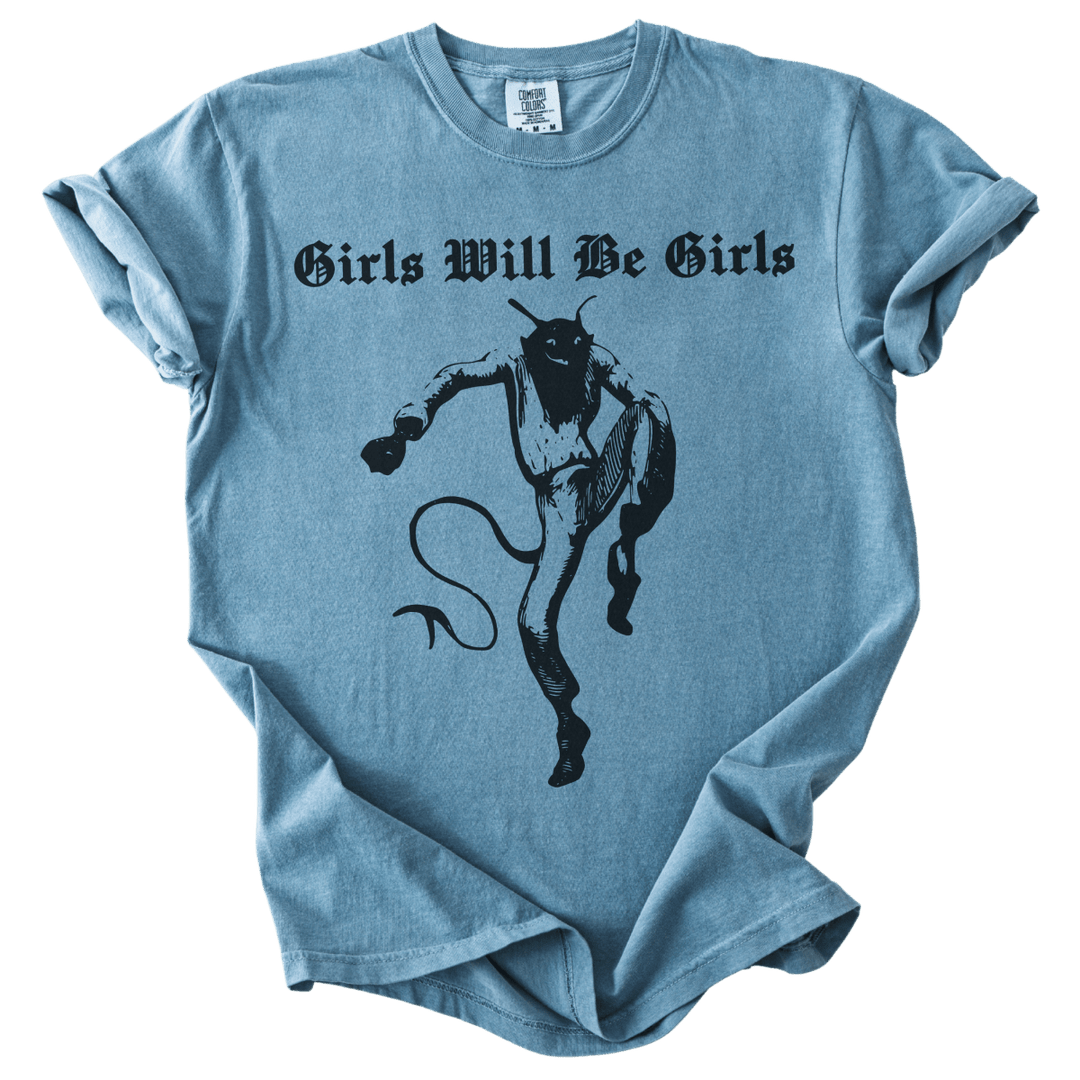 Girls Will Be Girls Tee - The Rogue Petal Co. - T-Shirt
