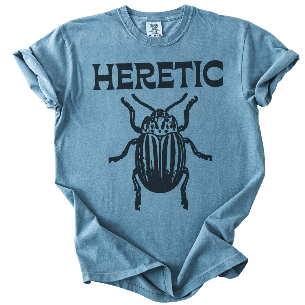 Heretic Beetle Tee - The Rogue Petal Co. - T-Shirt