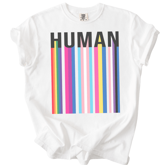 Human Identity Pride Flags Tee - The Rogue Petal Co. - T-Shirt