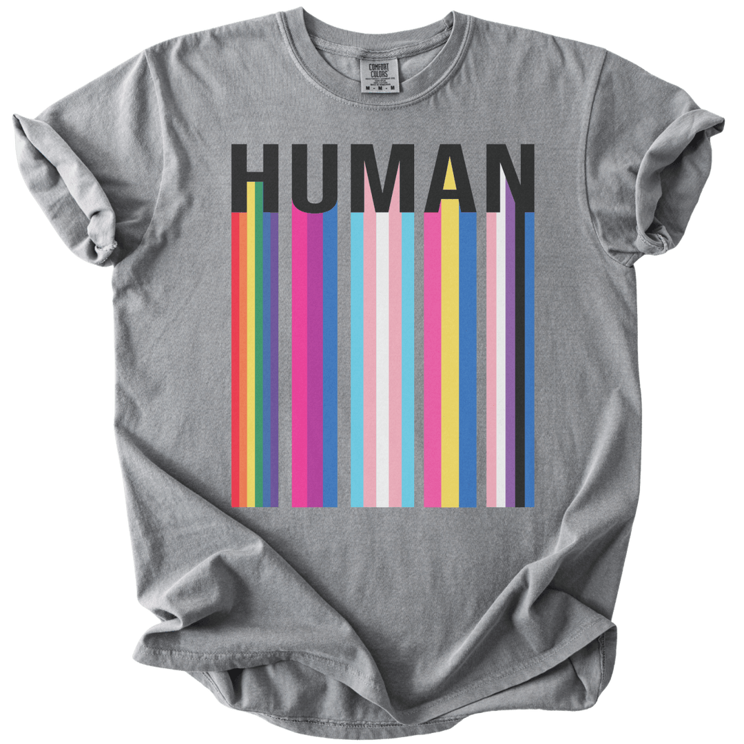 Human Identity Pride Flags Tee - The Rogue Petal Co. - T-Shirt