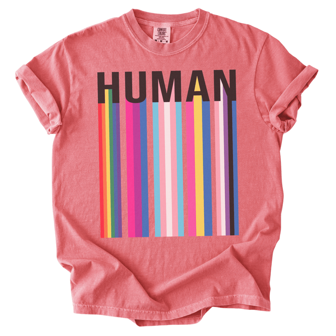 Human Identity Pride Flags Tee - The Rogue Petal Co. - T-Shirt