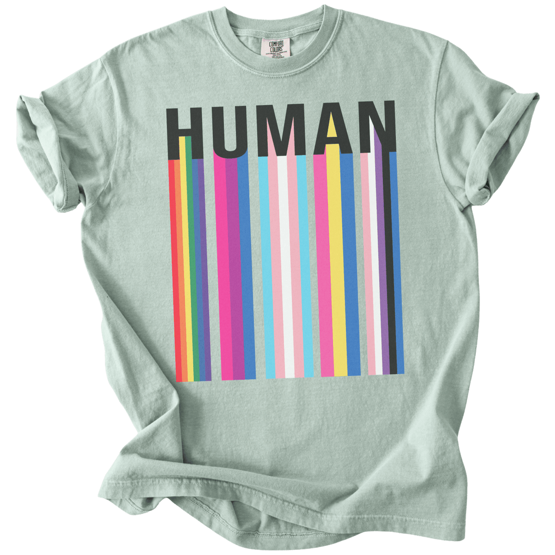 Human Identity Pride Flags Tee - The Rogue Petal Co. - T-Shirt