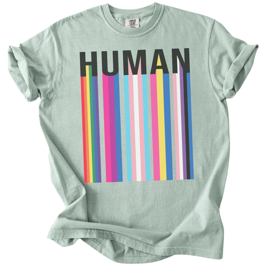 Human Identity Pride Flags Tee - The Rogue Petal Co. - T-Shirt