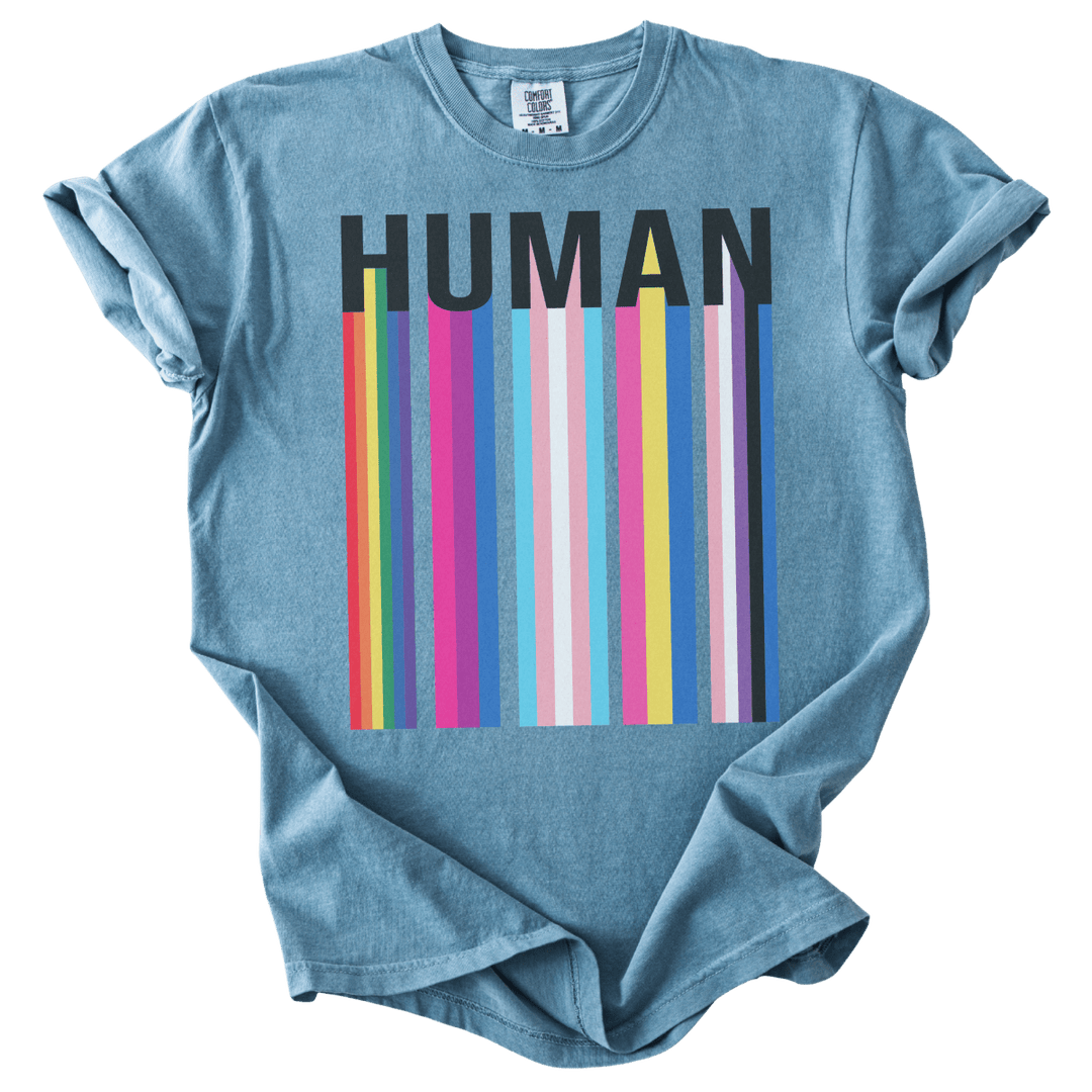 Human Identity Pride Flags Tee - The Rogue Petal Co. - T-Shirt