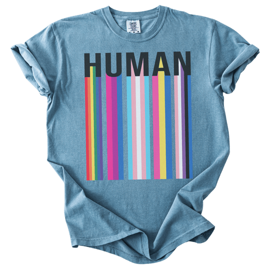 Human Identity Pride Flags Tee - The Rogue Petal Co. - T-Shirt
