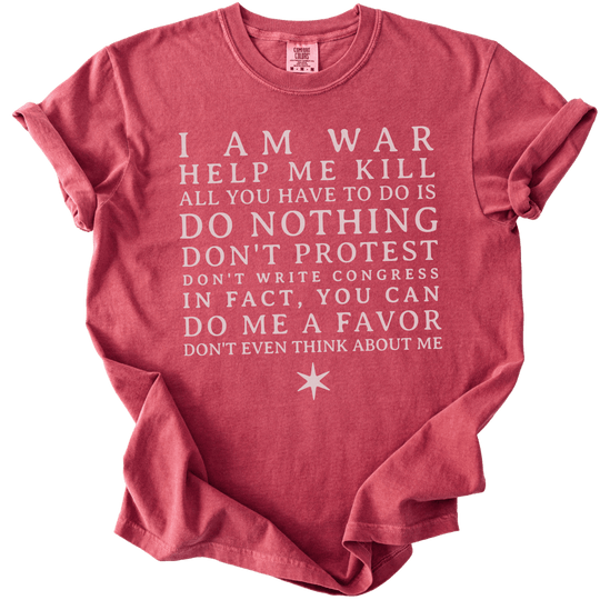 I am War Help Me Kill Tee - The Rogue Petal Co. - T-Shirt