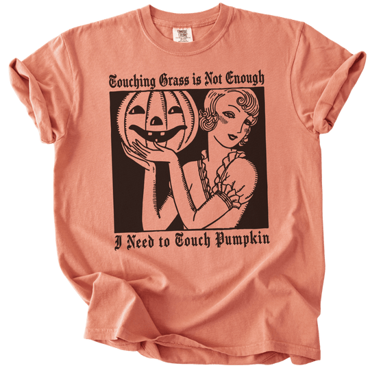 I Need to Touch Pumpkin Tee - The Rogue Petal Co. - T-Shirt