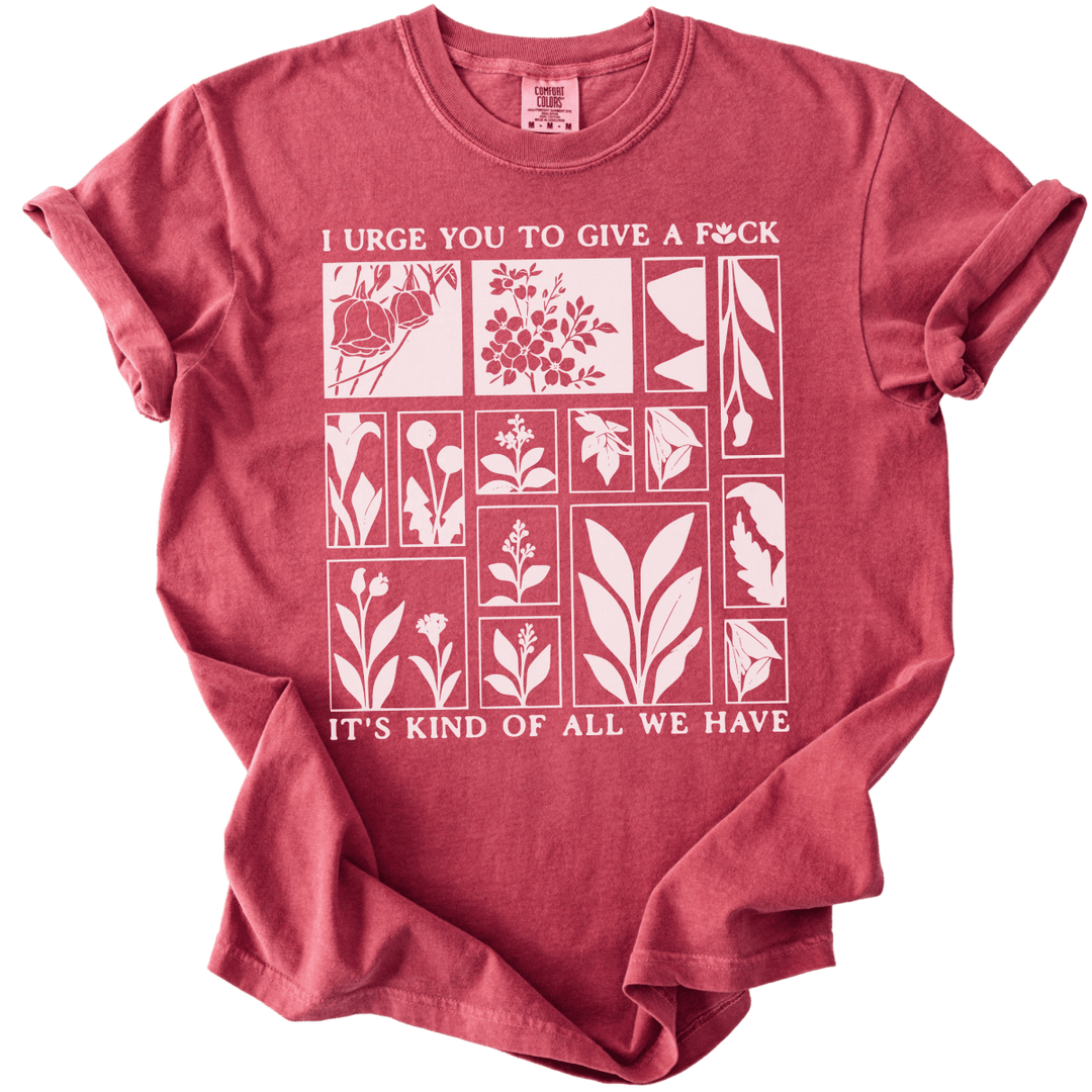 I Urge You To Give A Fck Tee - The Rogue Petal Co. - T-Shirt