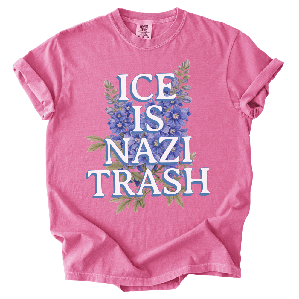 ICE is Nazi Trash Tee - The Rogue Petal Co. - T-Shirt