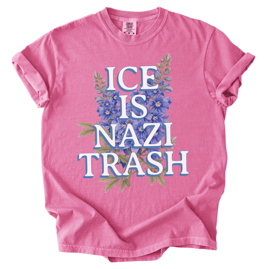 ICE is Nazi Trash Tee - The Rogue Petal Co. - T-Shirt