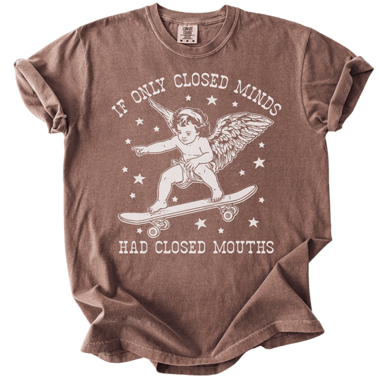 If Only Closed Minds Had Closed Mouths Tee - The Rogue Petal Co. - T-Shirt