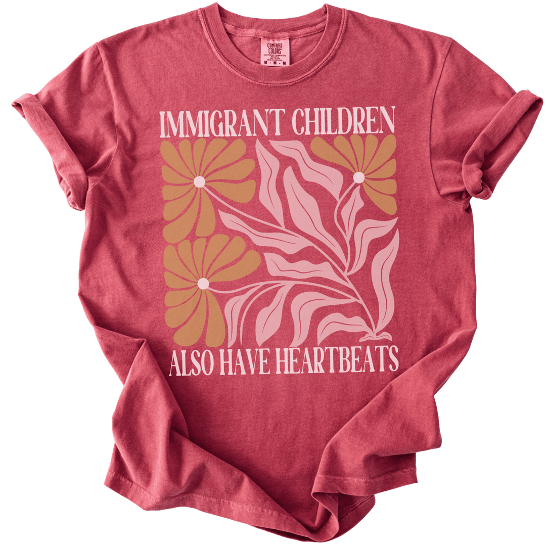 Immigrant Children Also Have Heartbeats Tee - The Rogue Petal Co. - T-Shirt