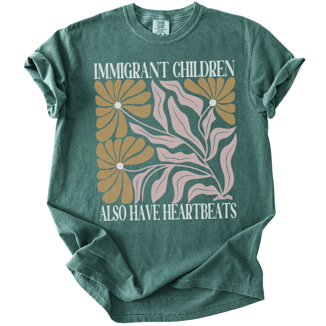 Immigrant Children Also Have Heartbeats Tee - The Rogue Petal Co. - T-Shirt
