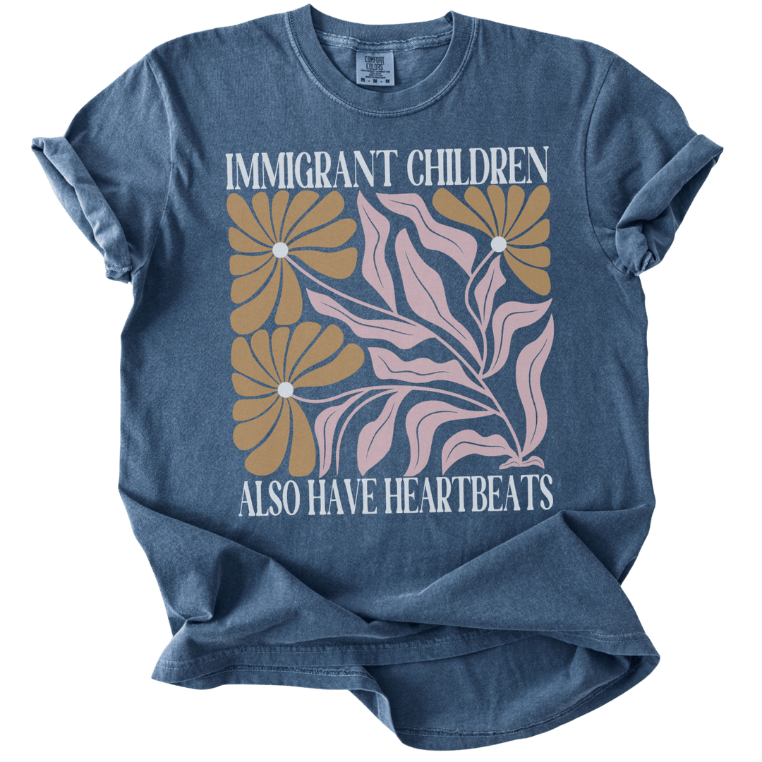 Immigrant Children Also Have Heartbeats Tee - The Rogue Petal Co. - T-Shirt
