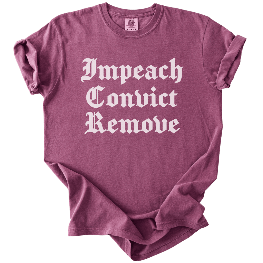 Impeach Convict Remove Tee - The Rogue Petal Co. - T-Shirt