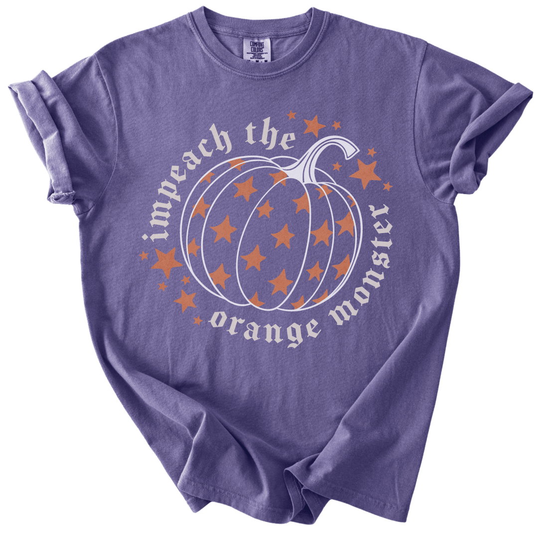 Impeach The Orange Monster Pumpkin Tee - The Rogue Petal Co. - T-Shirt