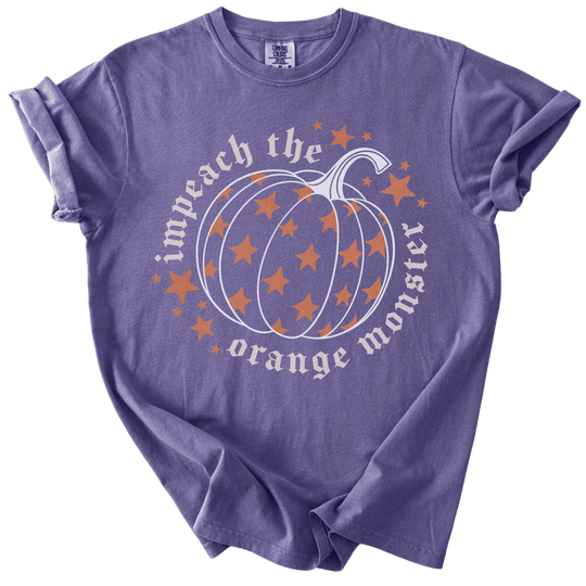 Impeach The Orange Monster Pumpkin Tee - The Rogue Petal Co. - T-Shirt