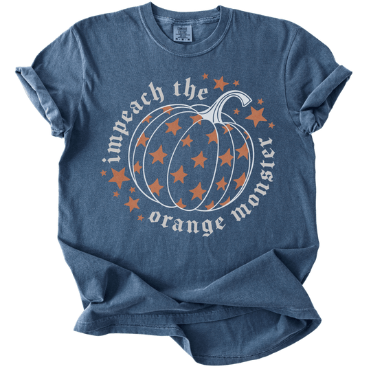 Impeach The Orange Monster Pumpkin Tee - The Rogue Petal Co. - T-Shirt