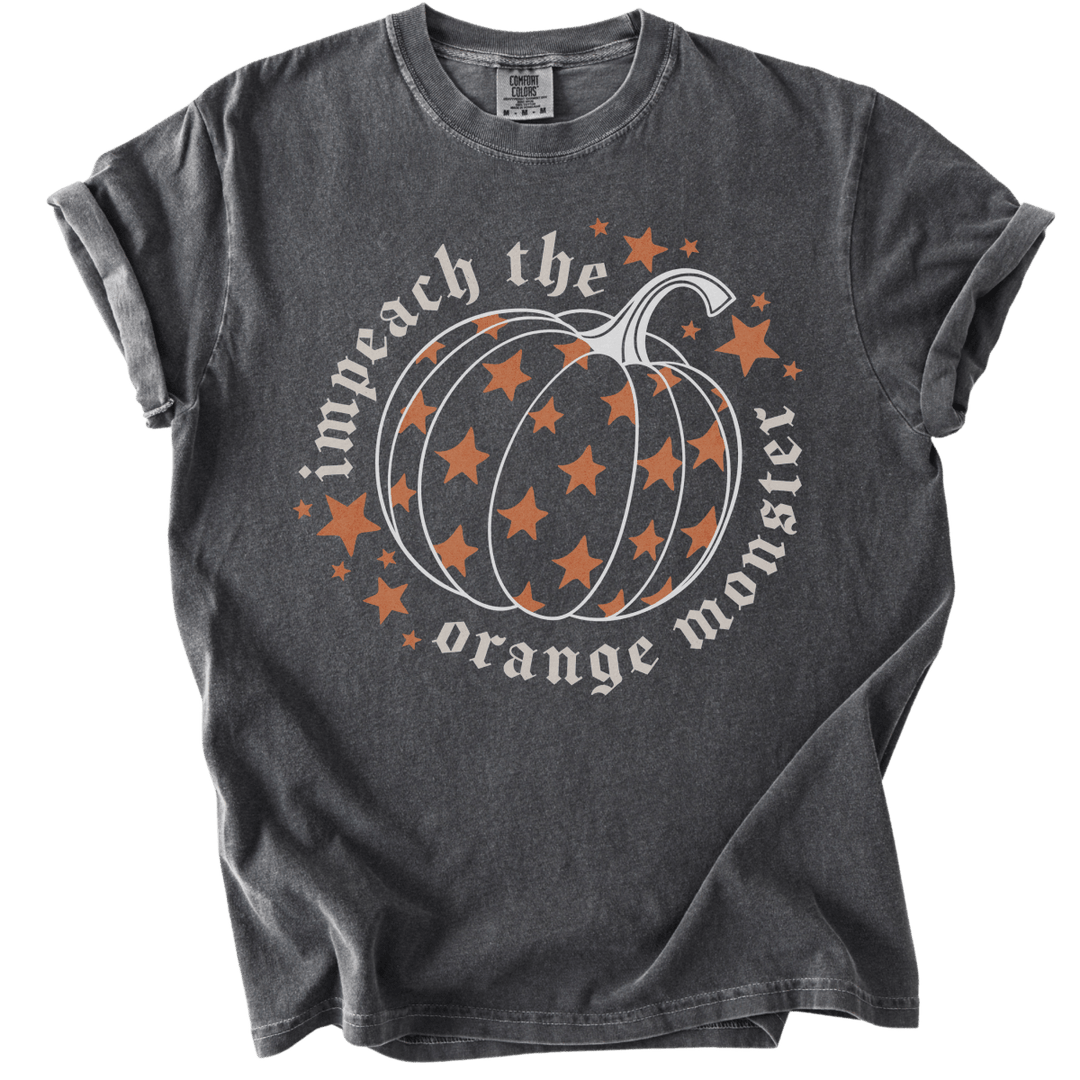 Impeach The Orange Monster Pumpkin Tee - The Rogue Petal Co. - T-Shirt