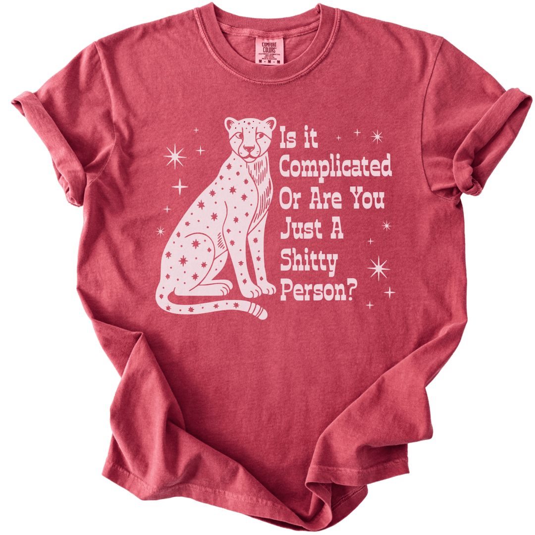 Is it Complicated or Are You Just a Shitty Person? Tee - The Rogue Petal Co. - T-Shirt
