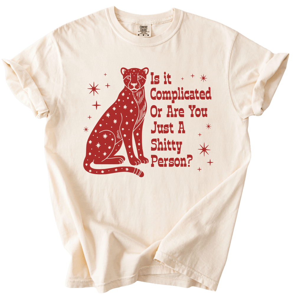 Is it Complicated or Are You Just a Shitty Person? Tee - The Rogue Petal Co. - T-Shirt