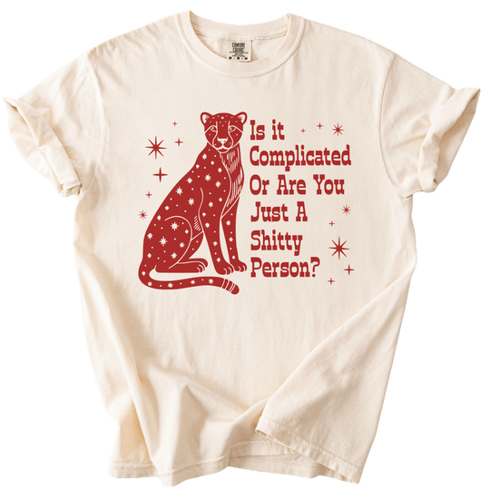 Is it Complicated or Are You Just a Shitty Person? Tee - The Rogue Petal Co. - T-Shirt