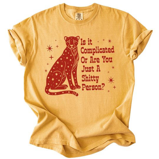 Is it Complicated or Are You Just a Shitty Person? Tee - The Rogue Petal Co. - T-Shirt