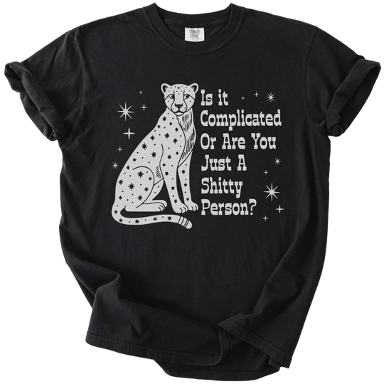 Is it Complicated or Are You Just a Shitty Person? Tee - The Rogue Petal Co. - T-Shirt