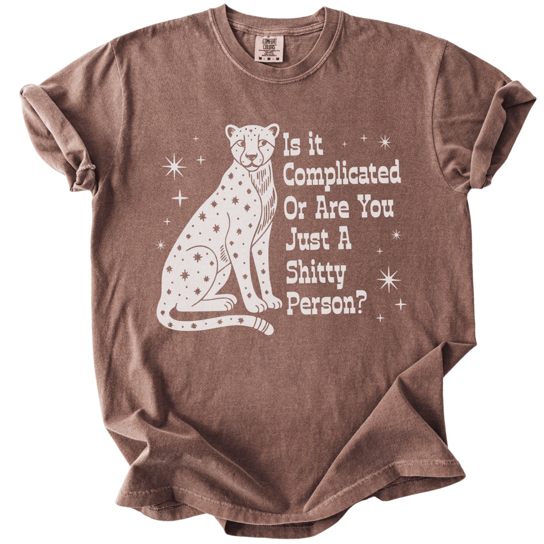 Is it Complicated or Are You Just a Shitty Person? Tee - The Rogue Petal Co. - T-Shirt