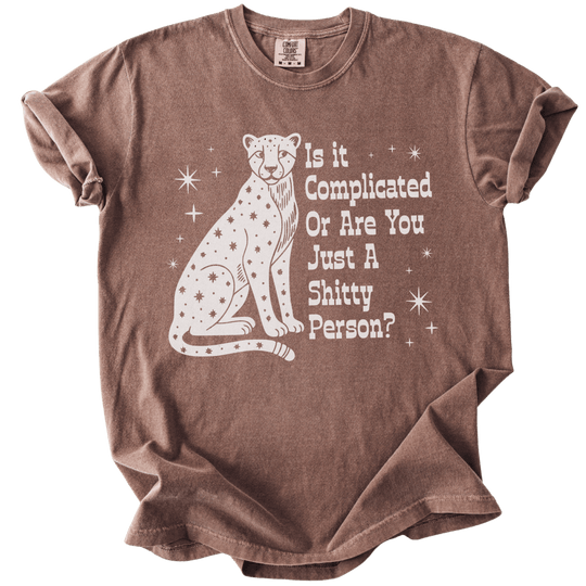 Is it Complicated or Are You Just a Shitty Person? Tee - The Rogue Petal Co. - T-Shirt