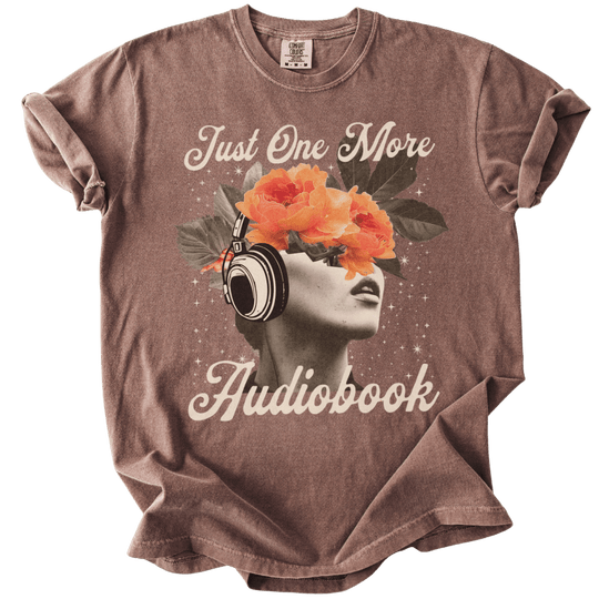 Just One More Audiobook Collage Tee - The Rogue Petal Co. - T-Shirt