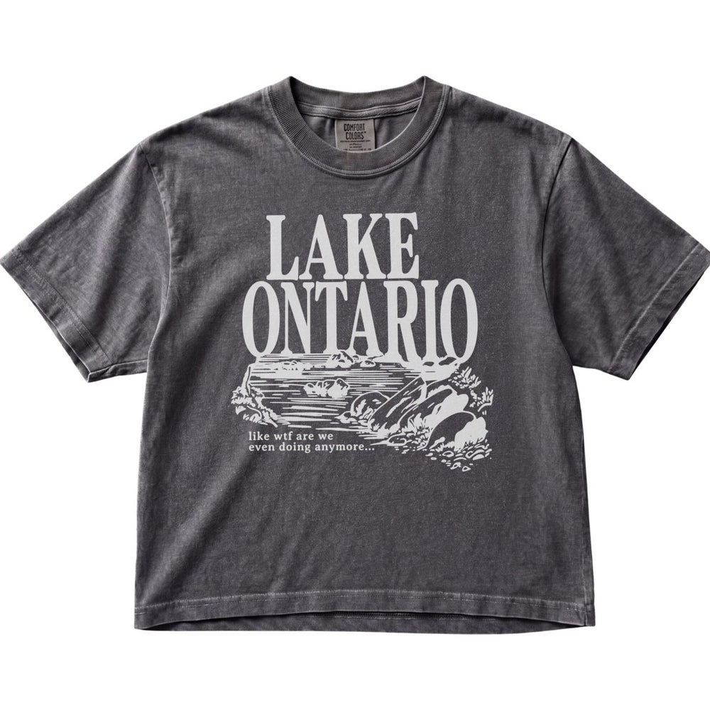 Lake Ontario Women's Cropped Boxy - The Rogue Petal Co. - T-Shirt