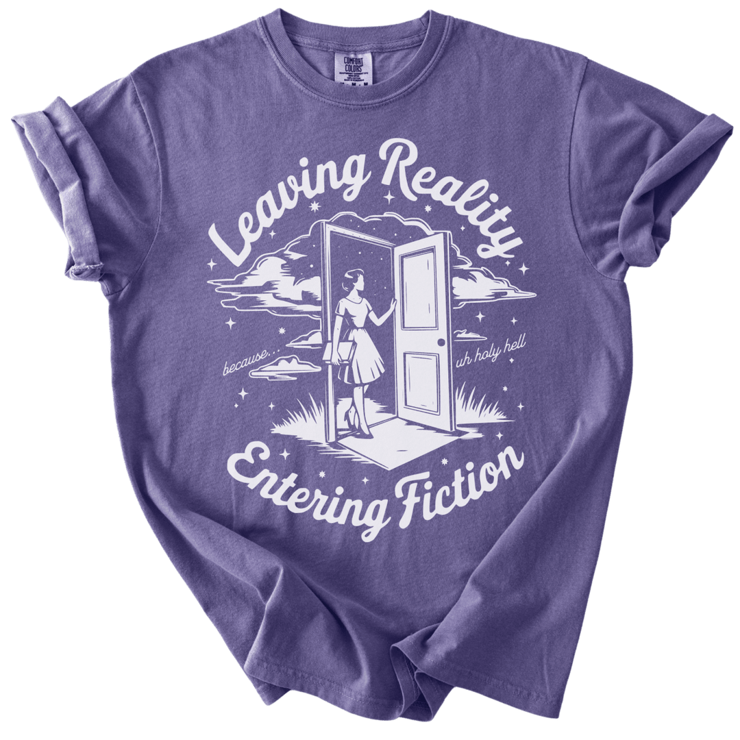 Leaving Reality Entering Fiction Tee - The Rogue Petal Co. - T-Shirt