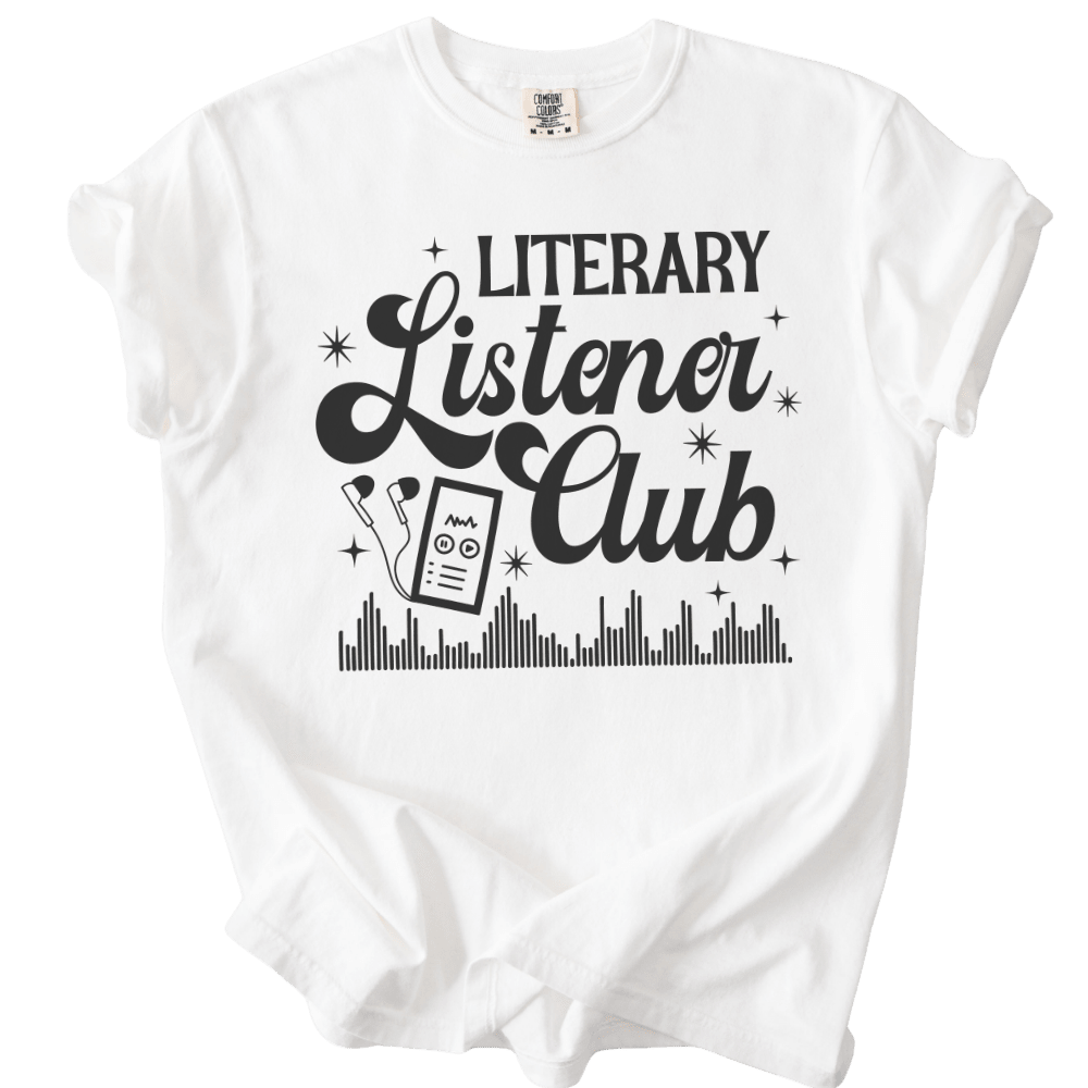 Literary Listener Club Tee - The Rogue Petal Co. - T-Shirt