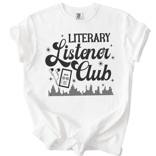 Literary Listener Club Tee - The Rogue Petal Co. - T-Shirt