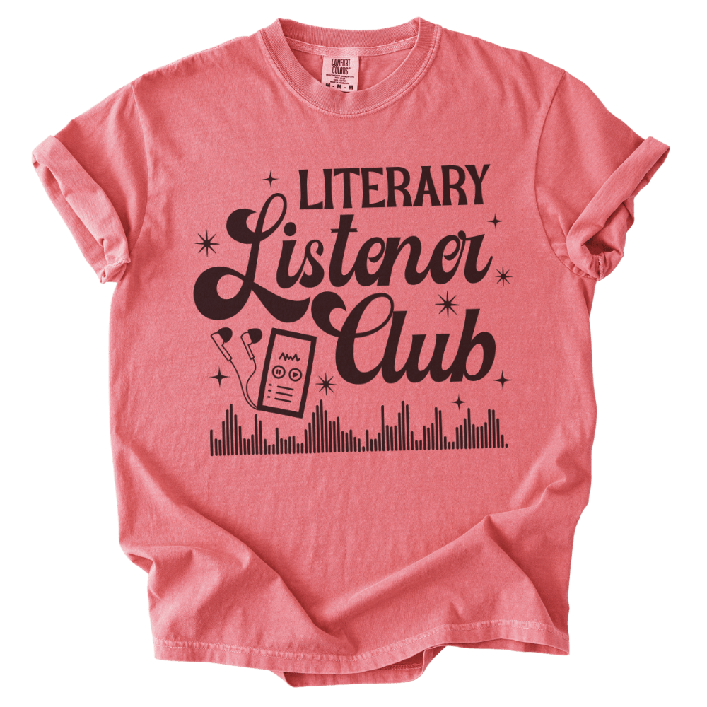 Literary Listener Club Tee - The Rogue Petal Co. - T-Shirt