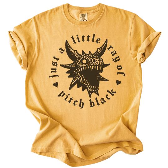 Little Ray of Pitch Black Tee - The Rogue Petal Co. - T-Shirt