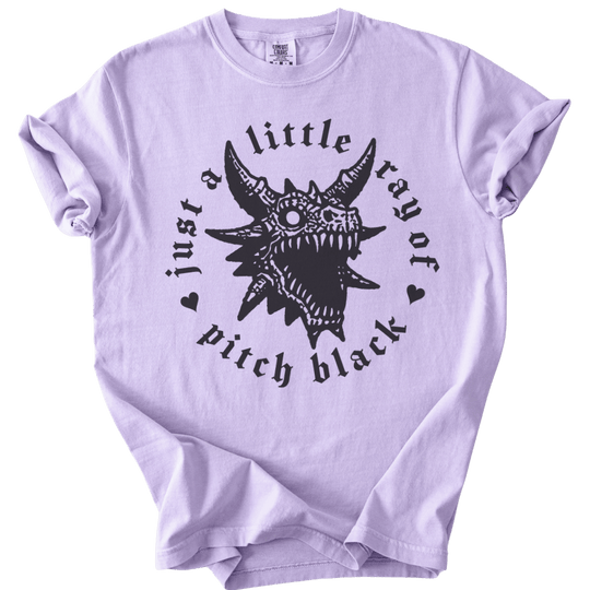 Little Ray of Pitch Black Tee - The Rogue Petal Co. - T-Shirt