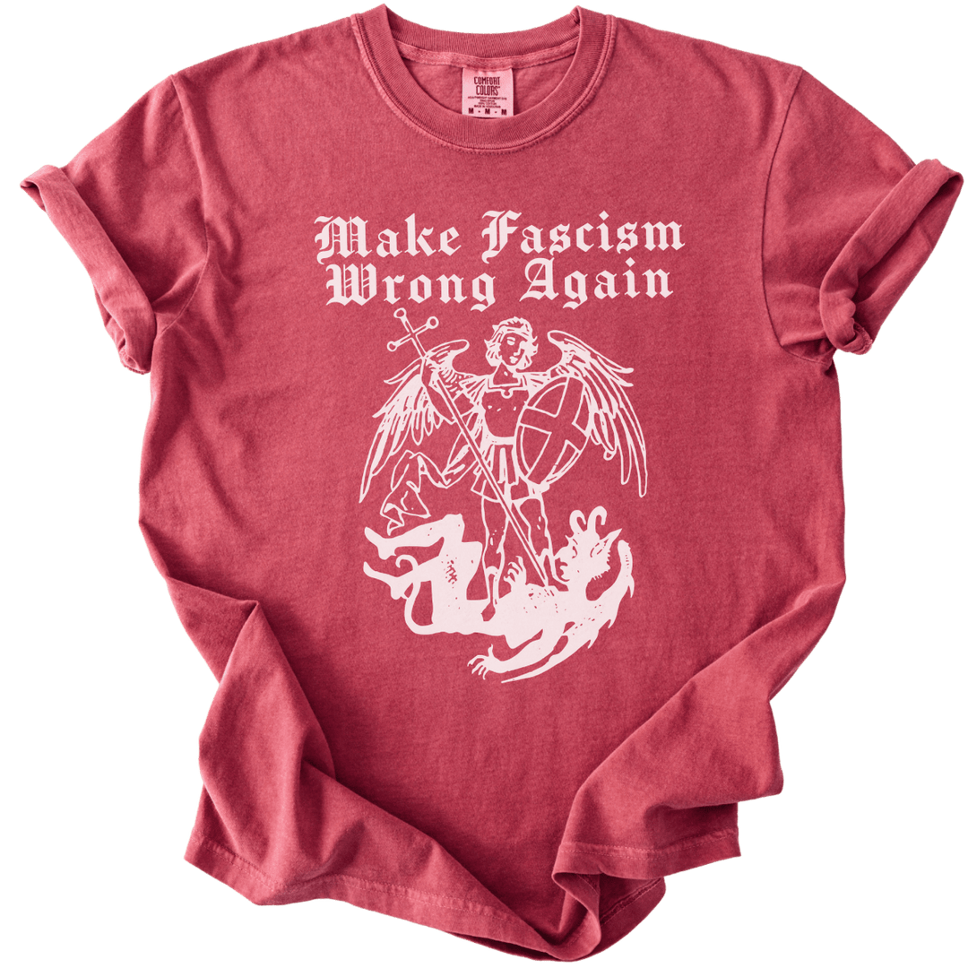 Make Fascism Wrong Again Tee - The Rogue Petal Co. - T-Shirt