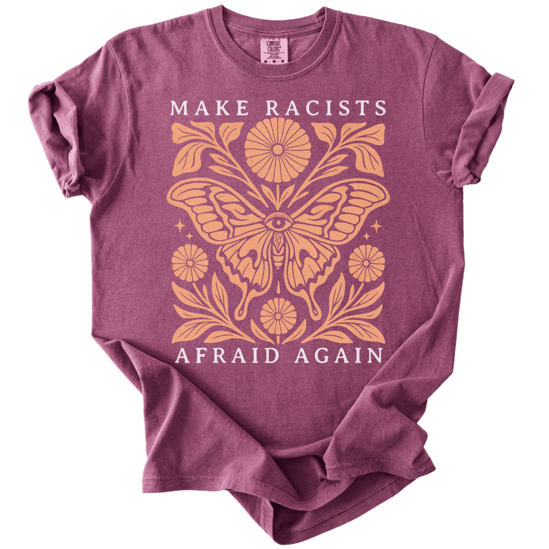 Make Racists Afraid Again Tee - The Rogue Petal Co. - T-Shirt