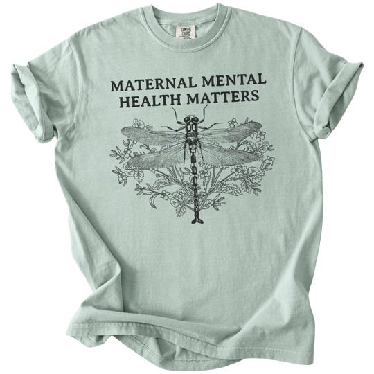 Maternal Mental Health Matters Dragonfly Tee - The Rogue Petal Co. - T-Shirt