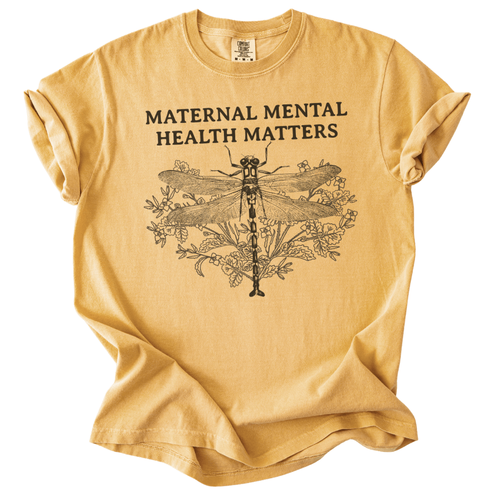 Maternal Mental Health Matters Dragonfly Tee - The Rogue Petal Co. - T-Shirt