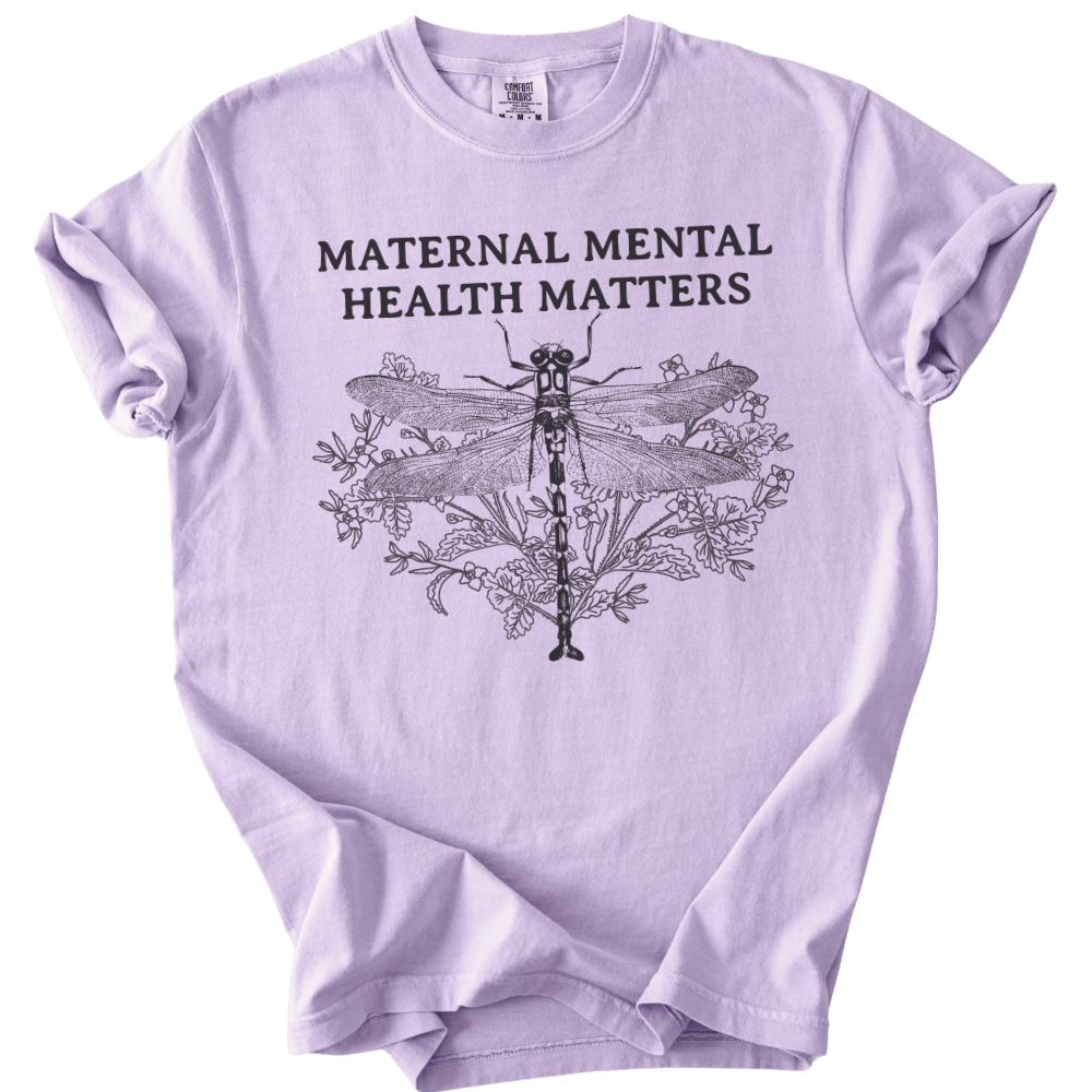 Maternal Mental Health Matters Dragonfly Tee - The Rogue Petal Co. - T-Shirt