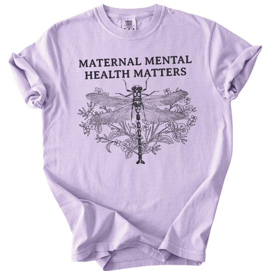 Maternal Mental Health Matters Dragonfly Tee - The Rogue Petal Co. - T-Shirt