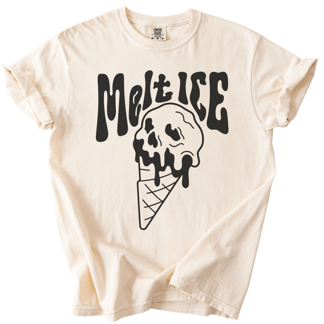 Melt Ice Ice Cream Skull Tee - The Rogue Petal Co. - T-Shirt