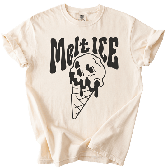 Melt Ice Ice Cream Skull Tee - The Rogue Petal Co. - T-Shirt