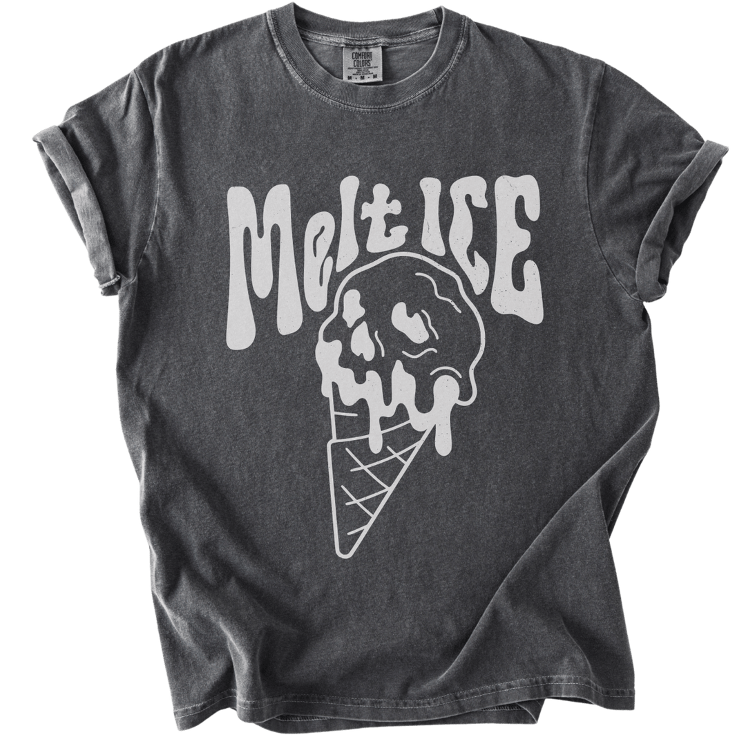 Melt Ice Ice Cream Skull Tee - The Rogue Petal Co. - T-Shirt