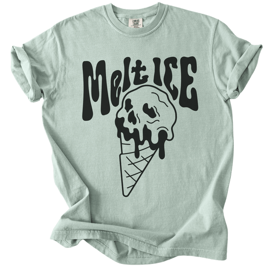 Melt Ice Ice Cream Skull Tee - The Rogue Petal Co. - T-Shirt